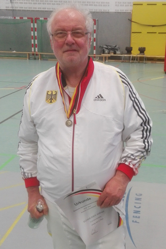 Wilfried Schneider holt Bronze bei Senioren-DM